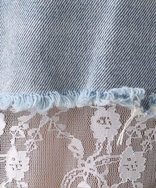 FOREVER 21（フォーエバー トゥエンティーワン）の「【2025SS】ダメージレースデニムパンツ（デニムパンツ・レディース・ブルー/ライトブルー/ブルー系その他・SMALL/MEDIUM/LARGE）」の20枚目の写真