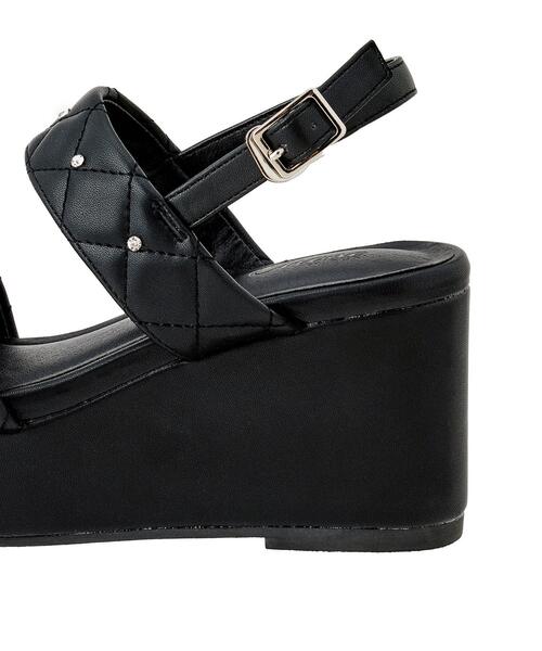 INGNI（イング）の「ビジューキルティングサンダル（サンダル・レディース・ブラック/アイボリー・M/L）」の8枚目の写真