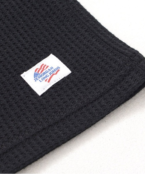 JEMORGAN(ジェーイーモーガン)の「『JEMORGAN LONG JOHNS/ジェーイーモーガンロングジョーンズ』CVCワッフル切替セットイン5分袖クルーTEE【+】(Tシャツ/カットソー・メンズ・ブラック/ネイビー/杢グレー/ホワイト・XL/L/M)」の17枚目の写真