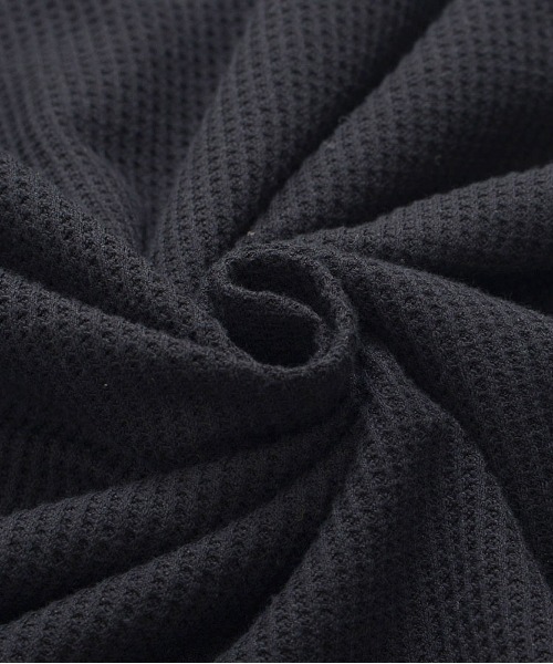 JEMORGAN(ジェーイーモーガン)の「『JEMORGAN LONG JOHNS/ジェーイーモーガンロングジョーンズ』CVCワッフル切替セットイン5分袖クルーTEE【+】(Tシャツ/カットソー・メンズ・ブラック/ネイビー/杢グレー/ホワイト・XL/L/M)」の19枚目の写真