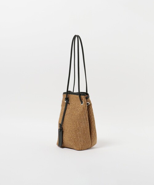 BEAUTY&YOUTH UNITED ARROWS(ビューティーアンドユースユナイテッドアローズ)の「<LA UNIQA> サマー パース バッグ(ハンドバッグ・メンズ・ブラック/ナチュラル・FREE)」の6枚目の写真