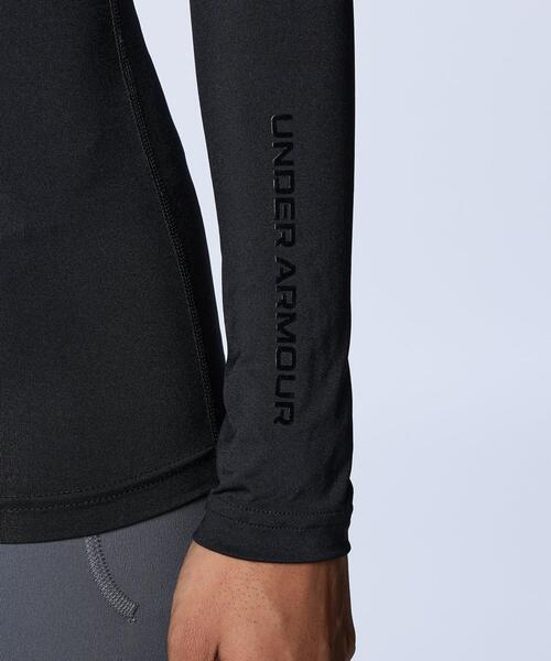 UNDER ARMOUR(アンダーアーマー)の「UAアイソチル コンプレッション ロングスリーブ モックネック シャツ(ゴルフ/レディース)(Tシャツ/カットソー・レディース・ブラック・S/M/L/XL)」の10枚目の写真