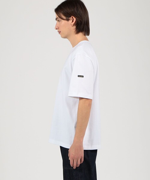 Le Minor（ルミノア）の「【別注】Le Minor コットン クルーネックTシャツ（Tシャツ/カットソー・メンズ・ホワイト/ネイビー/ライトブルー・2/0/1）」の6枚目の写真