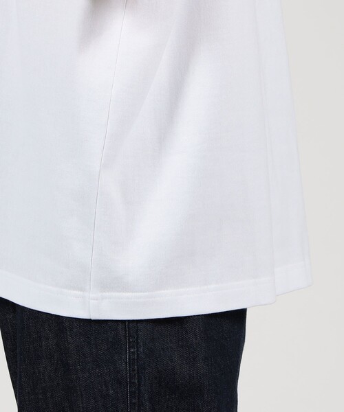 Le Minor（ルミノア）の「【別注】Le Minor コットン クルーネックTシャツ（Tシャツ/カットソー・メンズ・ホワイト/ネイビー/ライトブルー・2/0/1）」の10枚目の写真