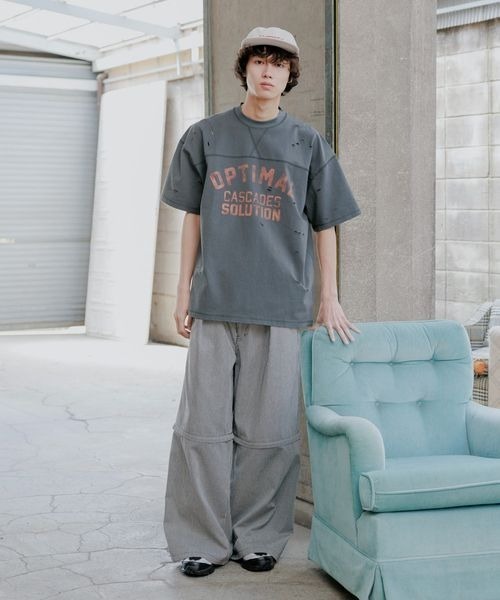 PBLIM（ページボーイリム）の「《UNISEX》2WAYストライプパンツ（その他パンツ・レディース・ホワイト系その他/ブラック系その他/ブルー系その他・MEDIUM/LARGE）」の7枚目の写真