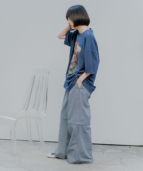 PBLIM（ページボーイリム）の「《UNISEX》2WAYストライプパンツ（その他パンツ・レディース・ホワイト系その他/ブラック系その他/ブルー系その他・MEDIUM/LARGE）」の17枚目の写真