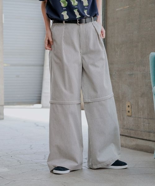Chloé ストライプパンツ ゴルフウェア ロングパンツ ストライプジョガーパンツ C25126204