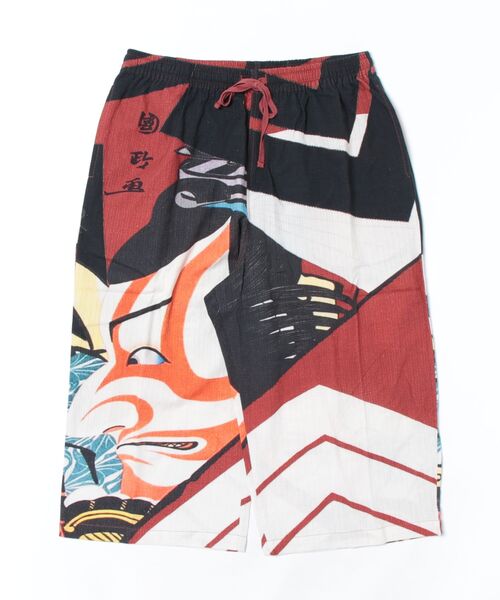 カヤ（カヤ）の「【カヤ】着る、NIPPON ART 倭の絵メンズパンツ（その他パンツ・メンズ・ブラック/ダークネイビー/ライトブルー/ネイビー/ピンク/レッド/イエロー・FREE）」の7枚目の写真