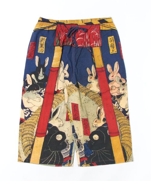 カヤ（カヤ）の「【カヤ】着る、NIPPON ART 倭の絵メンズパンツ（その他パンツ・メンズ・ブラック/ダークネイビー/ライトブルー/ネイビー/ピンク/レッド/イエロー・FREE）」の22枚目の写真