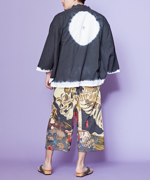 カヤ（カヤ）の「【カヤ】着る、NIPPON ART 倭の絵メンズパンツ（その他パンツ・メンズ・ブラック/ダークネイビー/ライトブルー/ネイビー/ピンク/レッド/イエロー・FREE）」の14枚目の写真