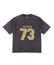ムラサキスポーツ（ムラサキスポーツ）の「【ムラサキスポーツ限定】DEAR LAUREL × JACSON MATISSE FOOTBALL TEE Tシャツ DL25S-JM05（Tシャツ/カットソー・メンズ）」