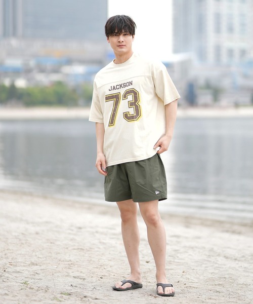 ムラサキスポーツ(ムラサキスポーツ)の「【ムラサキスポーツ限定】DEAR LAUREL × JACSON MATISSE FOOTBALL TEE Tシャツ DL25S-JM05(Tシャツ/カットソー・メンズ・ブラウン/ネイビー/オフホワイト/チャコールグレー・M/L/XL)」の8枚目の写真