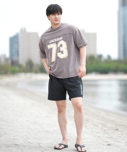 ムラサキスポーツ(ムラサキスポーツ)の「【ムラサキスポーツ限定】DEAR LAUREL × JACSON MATISSE FOOTBALL TEE Tシャツ DL25S-JM05(Tシャツ/カットソー・メンズ・ブラウン/ネイビー/オフホワイト/チャコールグレー・M/L/XL)」の20枚目の写真