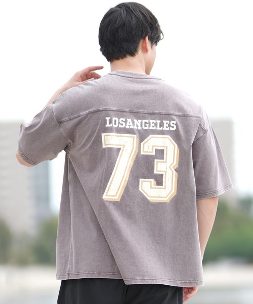 ムラサキスポーツ(ムラサキスポーツ)の「【ムラサキスポーツ限定】DEAR LAUREL × JACSON MATISSE FOOTBALL TEE Tシャツ DL25S-JM05(Tシャツ/カットソー・メンズ・ブラウン/ネイビー/オフホワイト/チャコールグレー・M/L/XL)」の19枚目の写真