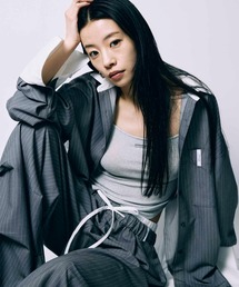 led.tokyo | 【led.tokyo】BACK SHEER STRIPE SHIRT/バックシアーストライプシャツ(シャツ/ブラウス)