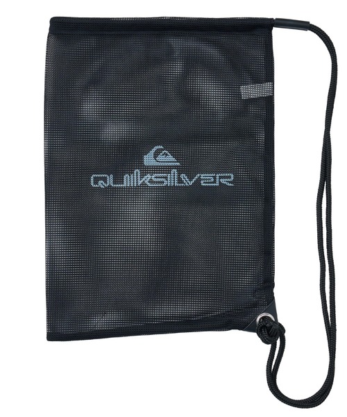 Quiksilver(クイックシルバー)の「EASY SUN SHOULDER/クイックシルバーメッシュナップサック(バックパック/リュック・メンズ・ブラック・FREE)」の1枚目の写真