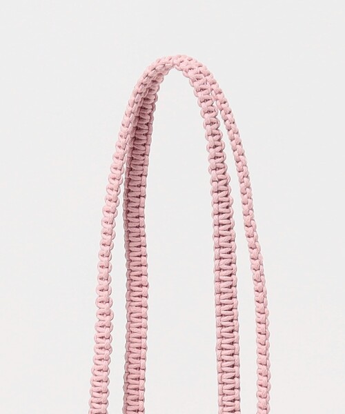 The Bagmati（ザバグマティ）の「＜The Bagmati＞フリンジ ショルダーバッグ＜ Select by EMMEL REFINES ＞（ショルダーバッグ・レディース・ナチュラル/ピンク・FREE）」の6枚目の写真