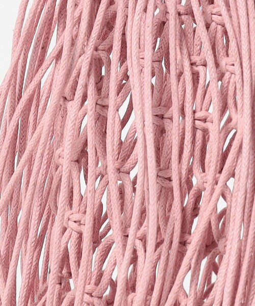 The Bagmati（ザバグマティ）の「＜The Bagmati＞フリンジ ショルダーバッグ＜ Select by EMMEL REFINES ＞（ショルダーバッグ・レディース・ナチュラル/ピンク・FREE）」の10枚目の写真