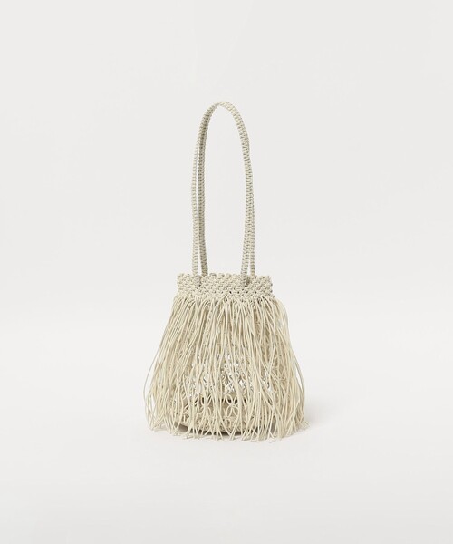 The Bagmati（ザバグマティ）の「＜The Bagmati＞フリンジ ショルダーバッグ＜ Select by EMMEL REFINES ＞（ショルダーバッグ・レディース・ナチュラル/ピンク・FREE）」の11枚目の写真