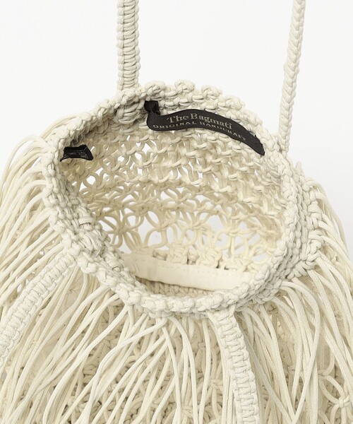 The Bagmati（ザバグマティ）の「＜The Bagmati＞フリンジ ショルダーバッグ＜ Select by EMMEL REFINES ＞（ショルダーバッグ・レディース・ナチュラル/ピンク・FREE）」の13枚目の写真