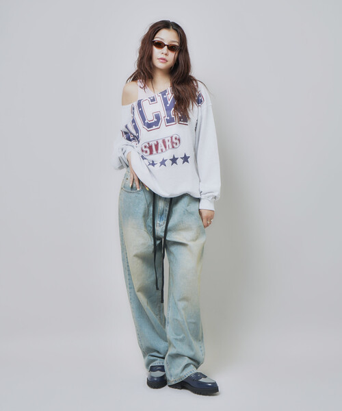 s/e/o(エスイーオー)の「【Geek Office / ギークオフィス】s/e/o / エスイーオー OVERSIZED DENIM EASY PANTS(デニムパンツ・レディース・ブルー系その他・SMALL)」の16枚目の写真