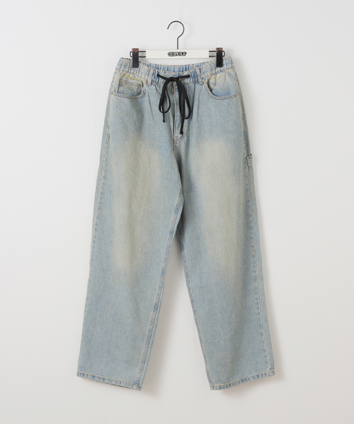 s/e/o(エスイーオー)の「【Geek Office / ギークオフィス】s/e/o / エスイーオー OVERSIZED DENIM EASY PANTS(デニムパンツ・レディース・ブルー系その他・SMALL)」の14枚目の写真