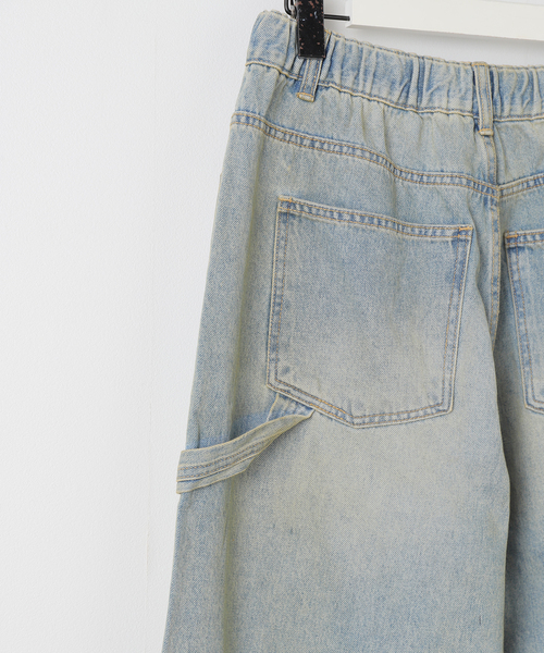 s/e/o(エスイーオー)の「【Geek Office / ギークオフィス】s/e/o / エスイーオー OVERSIZED DENIM EASY PANTS(デニムパンツ・レディース・ブルー系その他・SMALL)」の12枚目の写真