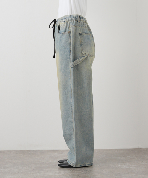 s/e/o(エスイーオー)の「【Geek Office / ギークオフィス】s/e/o / エスイーオー OVERSIZED DENIM EASY PANTS(デニムパンツ・レディース・ブルー系その他・SMALL)」の5枚目の写真