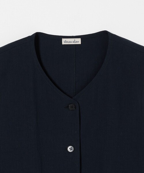 Steven Alan(スティーブンアラン)の「<Steven Alan>コットン ベスト(ベスト・レディース・ネイビー/モカ・S/M)」の15枚目の写真
