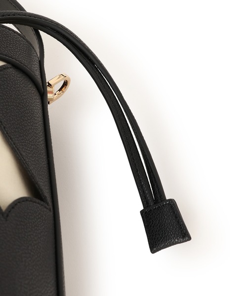 VIS（ビス）の「カットワーク2WAYバッグ（ハンドバッグ・レディース・ブラック/ホワイト系その他3/ブラウン系その他3・FREE）」の5枚目の写真