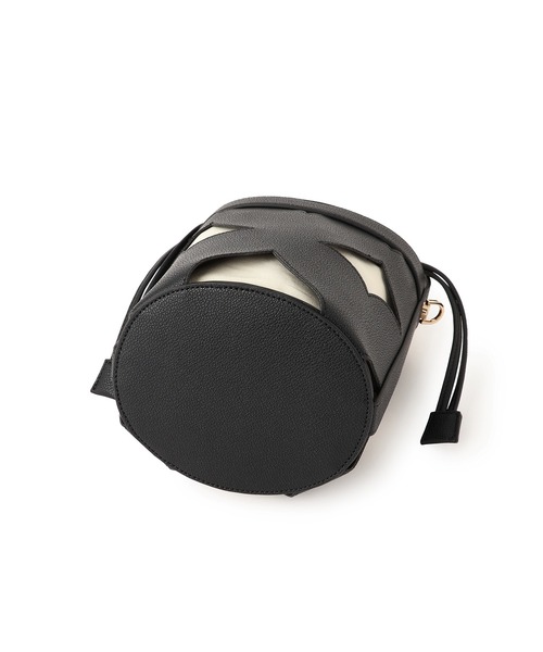 VIS（ビス）の「カットワーク2WAYバッグ（ハンドバッグ・レディース・ブラック/ホワイト系その他3/ブラウン系その他3・FREE）」の4枚目の写真