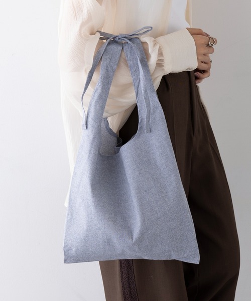 セール】【SETUP7】シャンブリック紐付マルシェバッグ TR-1356 TRW