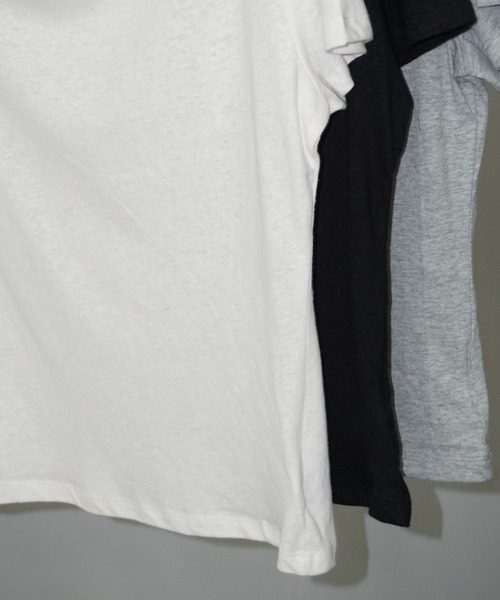 LONSLAN】 アシンメトリー オフショルダーTシャツ LONW25s040