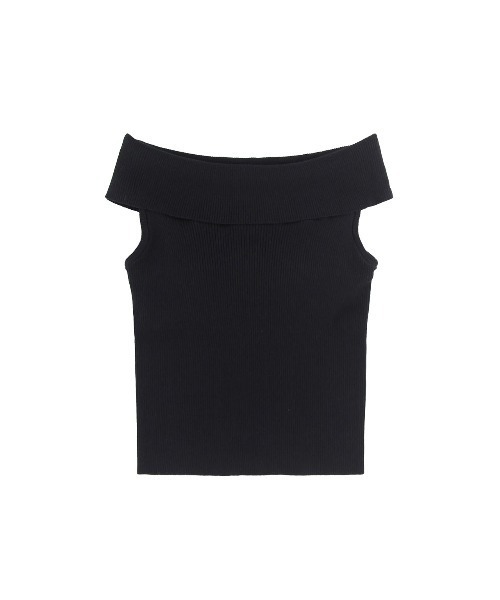 セール】Off The Shoulder Knit Top /オフショルニットトップス