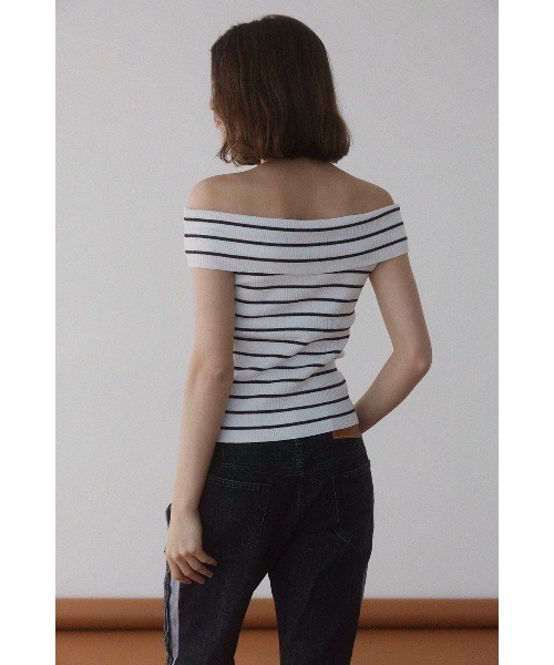 アリシアスタン　Off The Shoulder Knit Top Off The Shoulder Knit Top | ALEXIA STAM
