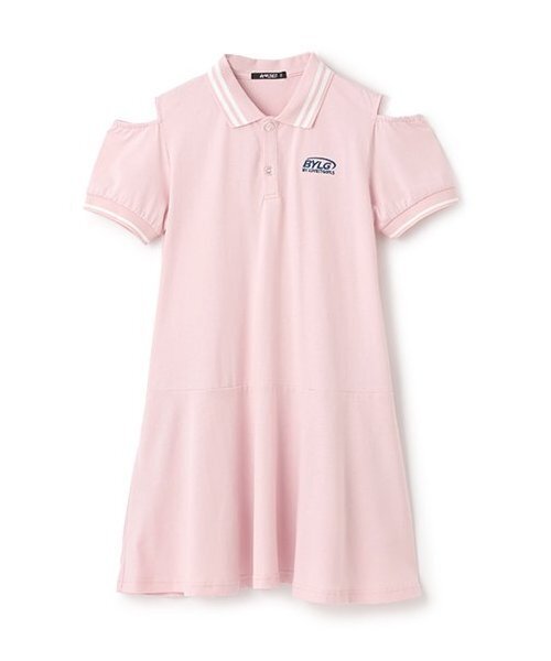 by LOVEiT（バイラビット）の「ポロワンピース（ワンピース・キッズ・ネイビー/ピンク・140cm/150cm/160cm/120cm/130cm）」の2枚目の写真