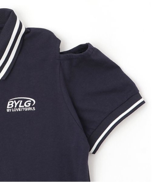 by LOVEiT（バイラビット）の「ポロワンピース（ワンピース・キッズ・ネイビー/ピンク・140cm/150cm/160cm/120cm/130cm）」の4枚目の写真