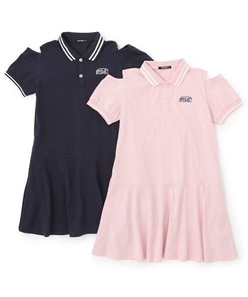 by LOVEiT（バイラビット）の「ポロワンピース（ワンピース・キッズ・ネイビー/ピンク・140cm/150cm/160cm/120cm/130cm）」の8枚目の写真