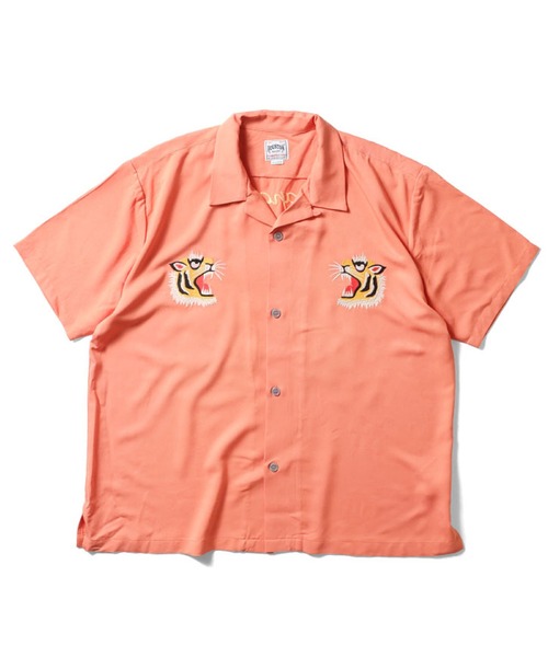 【美品】HOUSTONヒューストン スーベニアシャツVIETNAM XL セール】【HOUSTON】SOUVENIR SHIRT(VIETNAM) 刺繍スーベニア