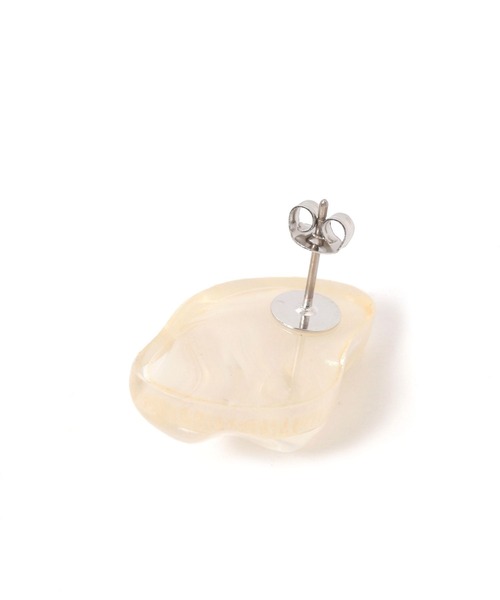 LEPSIM（レプシィム）の「クリアピアス　492605（ピアス（両耳用）・レディース・ブラック/アイボリー/ブラウン・ONE SIZE）」の7枚目の写真