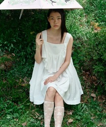 ROCKFISH WEATHERWEAR（ロックフィッシュウェザーウェア）の「[X MINJUKIM] ROUND SHIRRING CANCAN DRESS（ワンピース）」