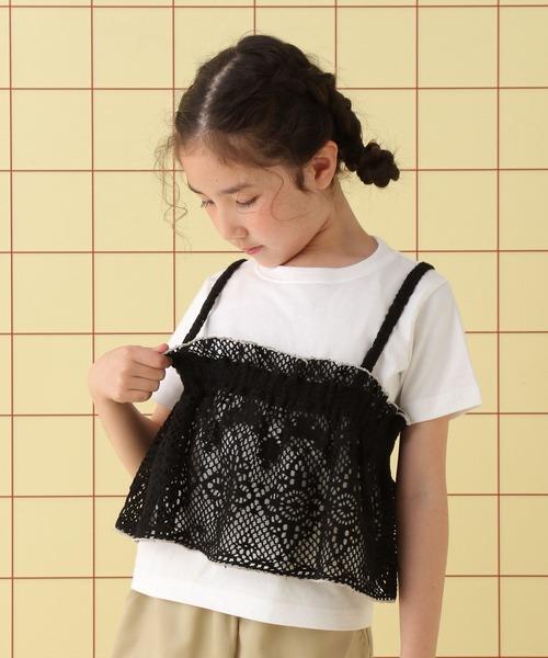 LEPSIM(レプシィム)の「【KIDS】配色ビスチェ 497069(その他トップス・キッズ・ブラック/オフホワイト・120/140)」の8枚目の写真