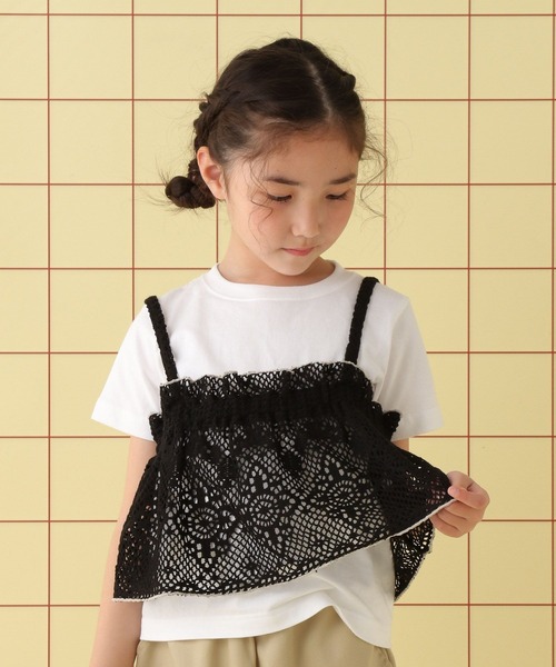 LEPSIM(レプシィム)の「【KIDS】配色ビスチェ 497069(その他トップス・キッズ・ブラック/オフホワイト・120/140)」の9枚目の写真