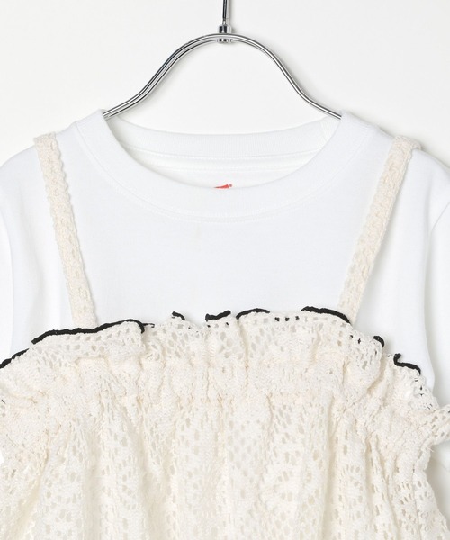 LEPSIM(レプシィム)の「【KIDS】配色ビスチェ 497069(その他トップス・キッズ・ブラック/オフホワイト・120/140)」の12枚目の写真