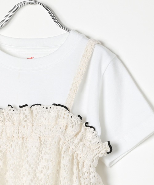 LEPSIM(レプシィム)の「【KIDS】配色ビスチェ 497069(その他トップス・キッズ・ブラック/オフホワイト・120/140)」の13枚目の写真