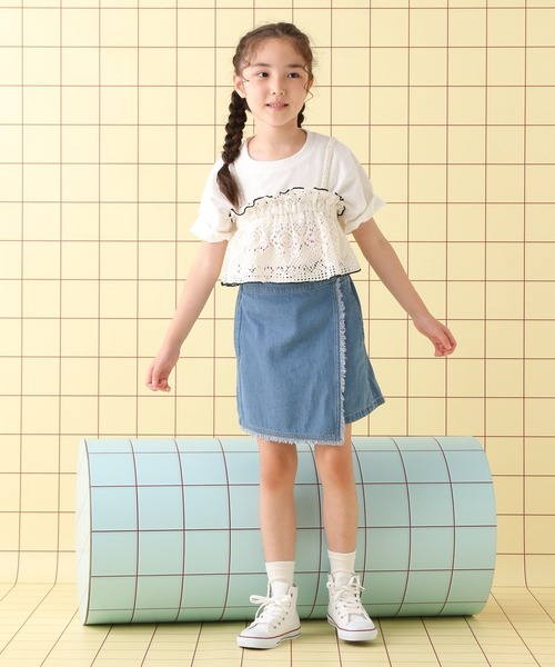 LEPSIM(レプシィム)の「【KIDS】配色ビスチェ 497069(その他トップス・キッズ・ブラック/オフホワイト・120/140)」の18枚目の写真