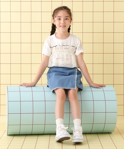 LEPSIM(レプシィム)の「【KIDS】配色ビスチェ 497069(その他トップス・キッズ・ブラック/オフホワイト・120/140)」の19枚目の写真