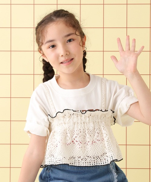 LEPSIM(レプシィム)の「【KIDS】配色ビスチェ 497069(その他トップス・キッズ・ブラック/オフホワイト・120/140)」の21枚目の写真