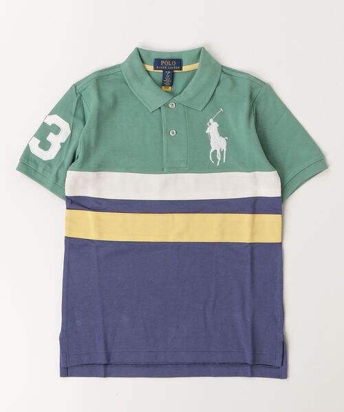 POLO RALPH LAUREN CHILDRENSWEAR(ポロ ラルフ ローレン チルドレンズウェア)の「Big Pony コットン メッシュ ポロシャツ(ポロシャツ・キッズ・マルチ・XL/M/L/S)」の3枚目の写真