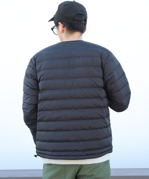 DANTON(ダントン)の「DANTON/ダントン インナーダウンクルーネックジャケット INNER DOWN CREWNECK JACKET DT-A0025 RRT(メンズ)(ダウンジャケット/コート・メンズ・ダークグレー/ブラック・L/M/S)」の10枚目の写真